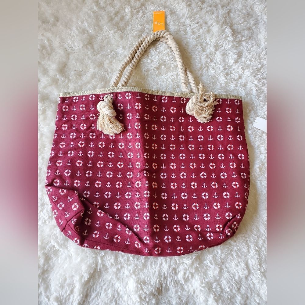 Women's Tote Hand Bag Nautical Themed